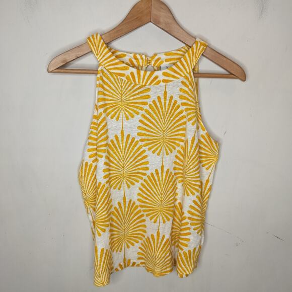 Joie 100% Linen Knit Tank Top Floral - Picture 1 of 9